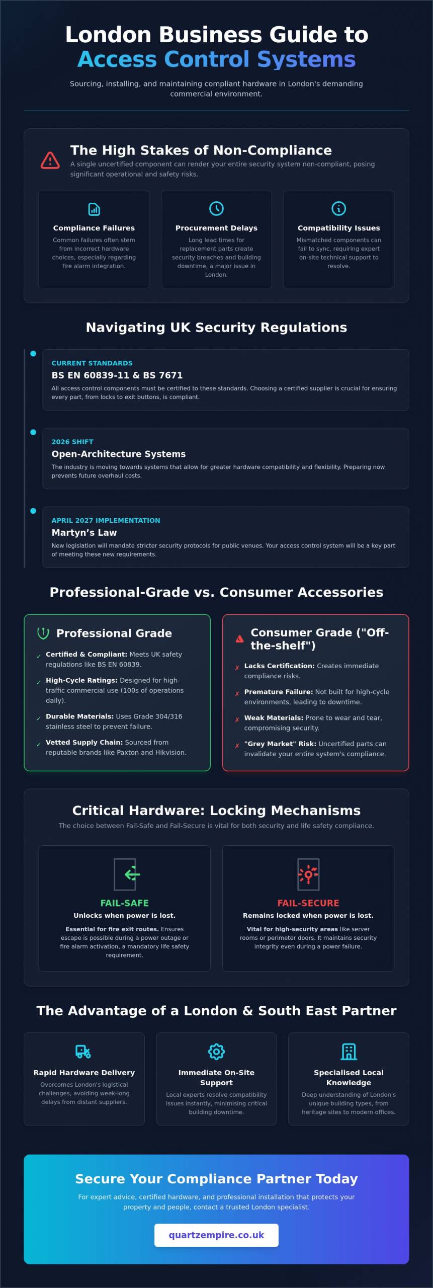 Access Control Accessories Supplier London: A Professional Guide for 2026 - Infographic
