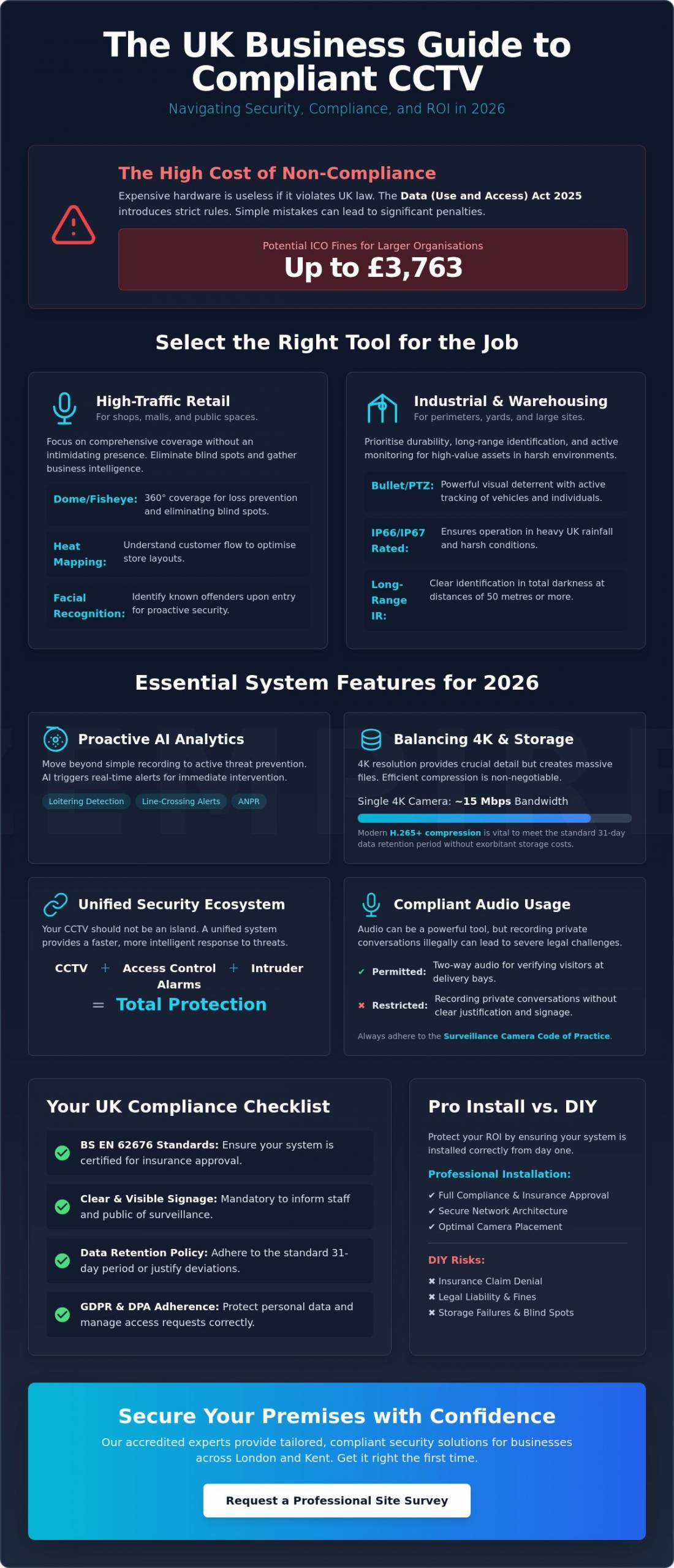 Best Commercial Security Cameras UK: Top Systems & Compliance Guide 2026 - Infographic