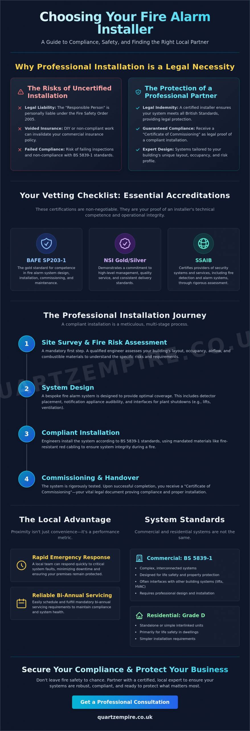 Fire Alarm Installation Companies Near Me: How to Choose a Local Expert in 2026 - Infographic